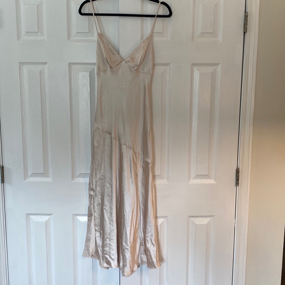 Silk Midi Dress
